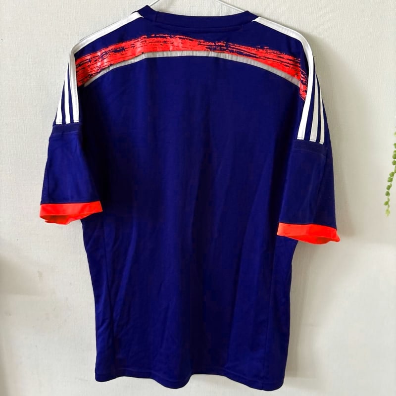 Adidas Japan National Team Soccer Jersey Short Sleeve Blue M