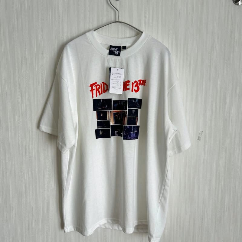 Unused Friday The 13th Jason White T-Shirt Size L