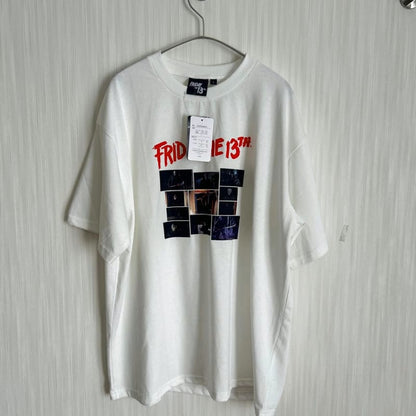 Unused Friday The 13th Jason White T-Shirt Size L