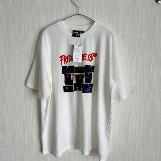 Unused Friday The 13th Jason White T-Shirt Size L
