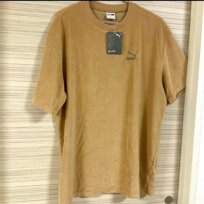 Puma Relaxed Fit T-Shirt Beige XL