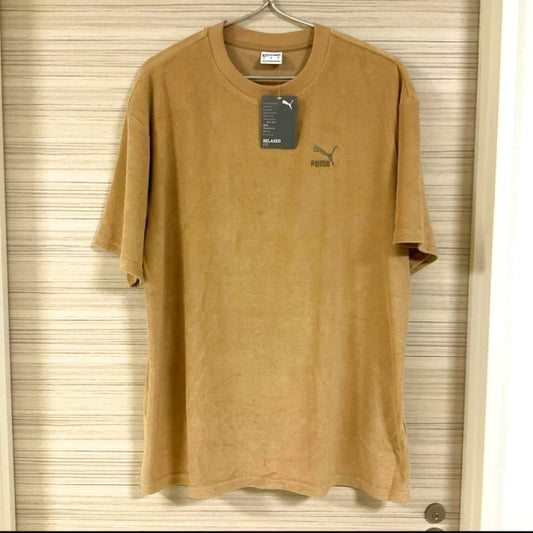 Puma Relaxed Fit T-Shirt Beige XL