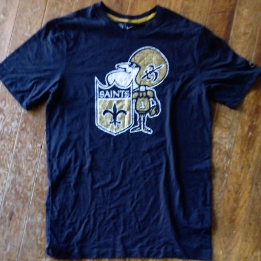 US Vintage Nike Black Short Sleeve Printed T-Shirt
