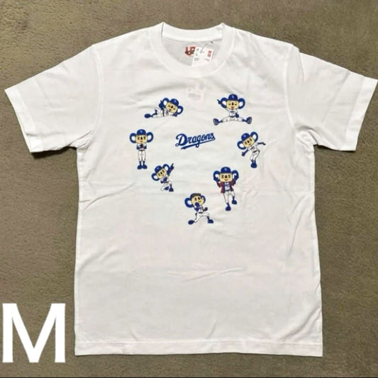 Chunichi Dragons T-Shirt Size M White