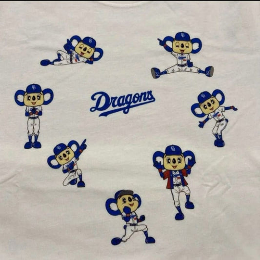 Chunichi Dragons T-Shirt Size M White
