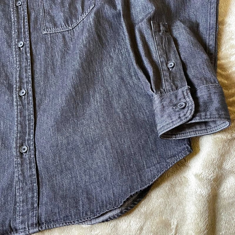 Uniqlo Denim Overshirt Black S