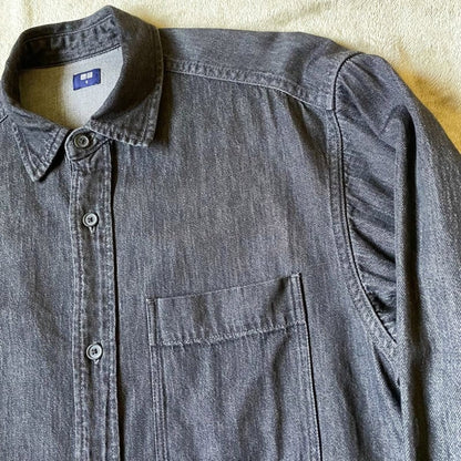 Uniqlo Denim Overshirt Black S