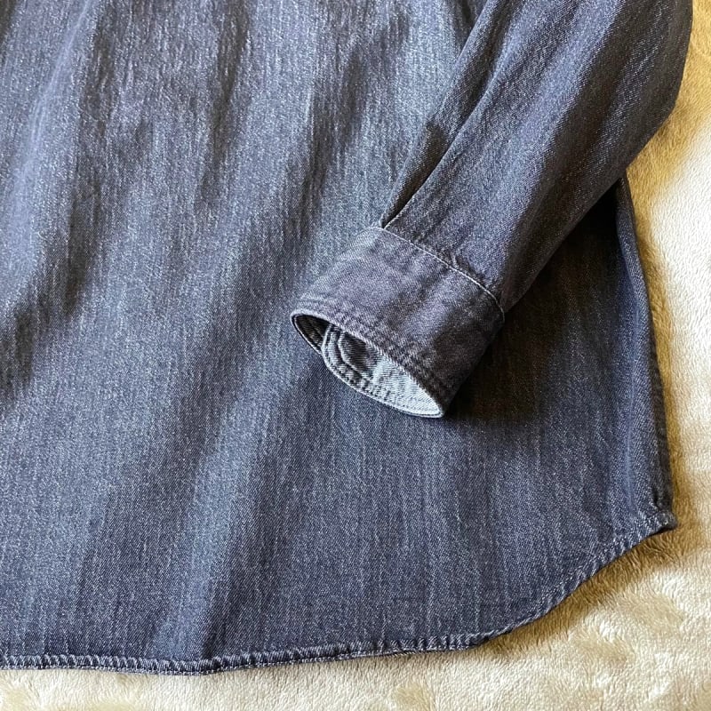 Uniqlo Denim Overshirt Black S