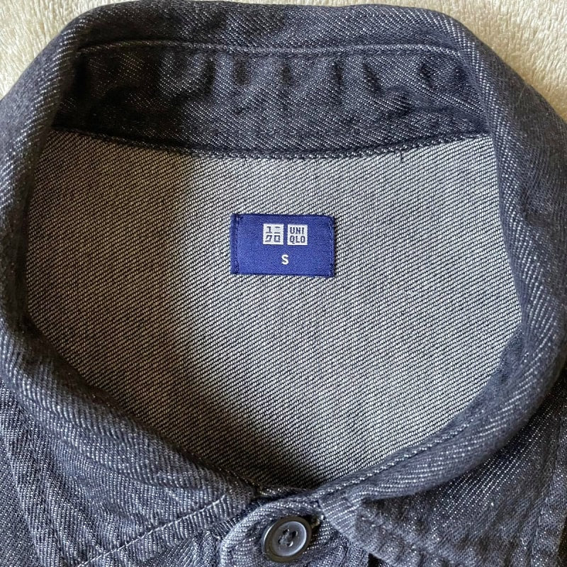 Uniqlo Denim Overshirt Black S
