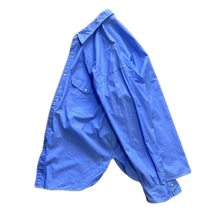 United Arrows Beauty & Youth Western Shirt M Size Light Blue
