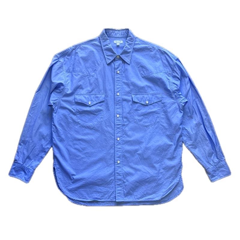 United Arrows Beauty & Youth Western Shirt M Size Light Blue