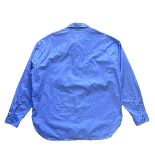 United Arrows Beauty & Youth Western Shirt M Size Light Blue