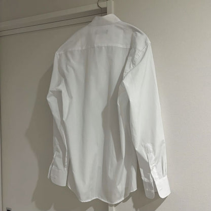 Wing Collar Shirt for Weddings M Size White