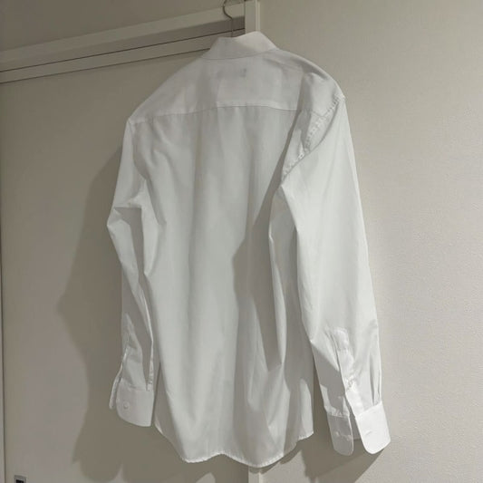 Wing Collar Shirt for Weddings M Size White