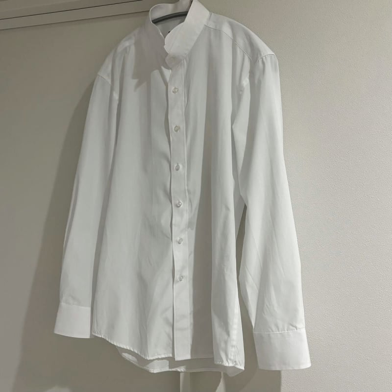 Wing Collar Shirt for Weddings M Size White