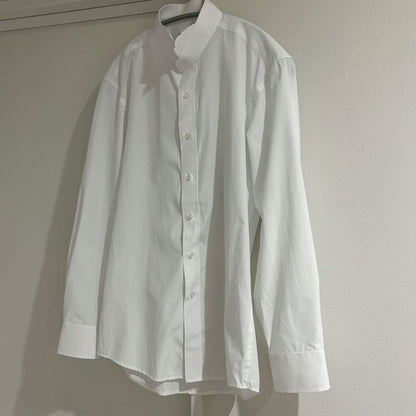 Wing Collar Shirt for Weddings M Size White