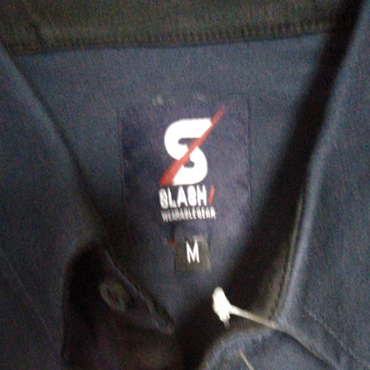 New Unused Long Sleeve Work Shirt M Size Navy
