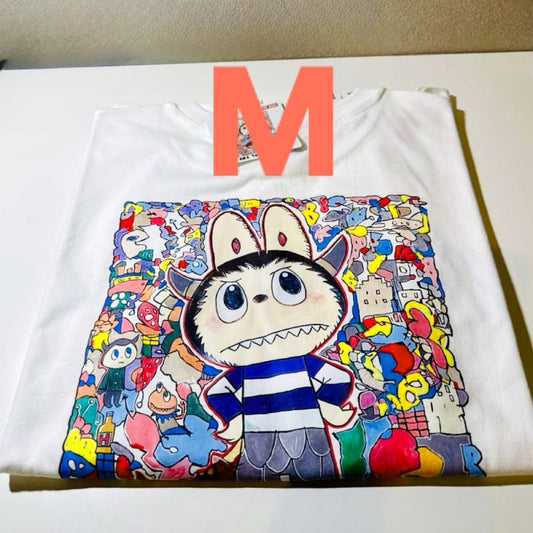 Labubu Pop Mart × Uniqlo UT Collaboration T-Shirt M White