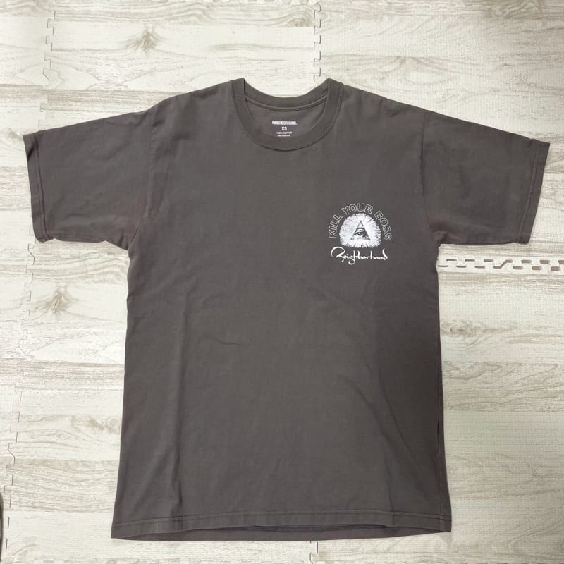 Neighborhood Kill Your Boss T-Shirt Gray Size XS