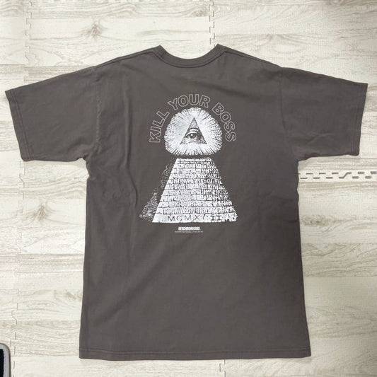 Neighborhood Kill Your Boss T-Shirt Gray Size XS