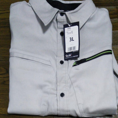 Slash Long Sleeve Work Shirt 3L Size