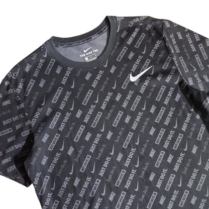 Nike All-Over Print T-Shirt M Black