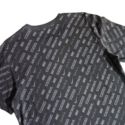 Nike All-Over Print T-Shirt M Black