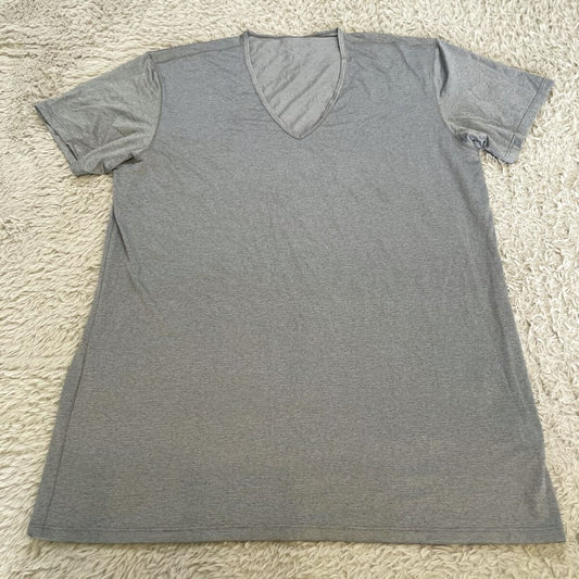 Uniqlo Gray AIRism Short Sleeve T-Shirt Men's XL