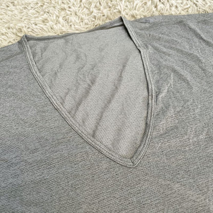 Uniqlo Gray AIRism Short Sleeve T-Shirt Men's XL