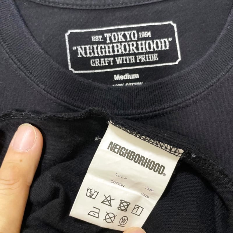 Neighborhood Black T-Shirt M