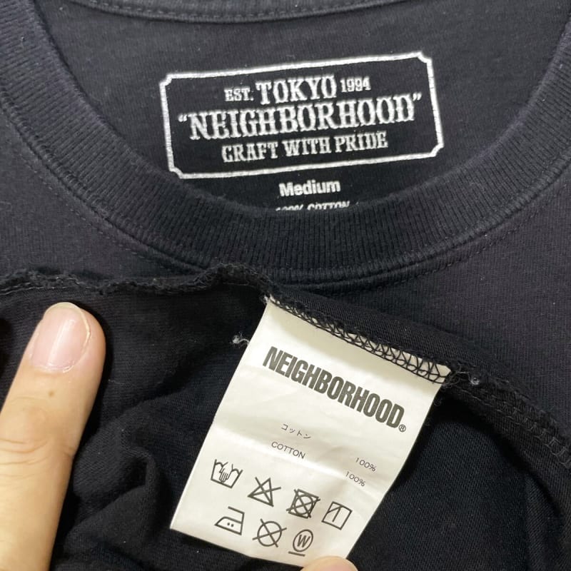 NEIGHBORHOOD Black T-Shirt M