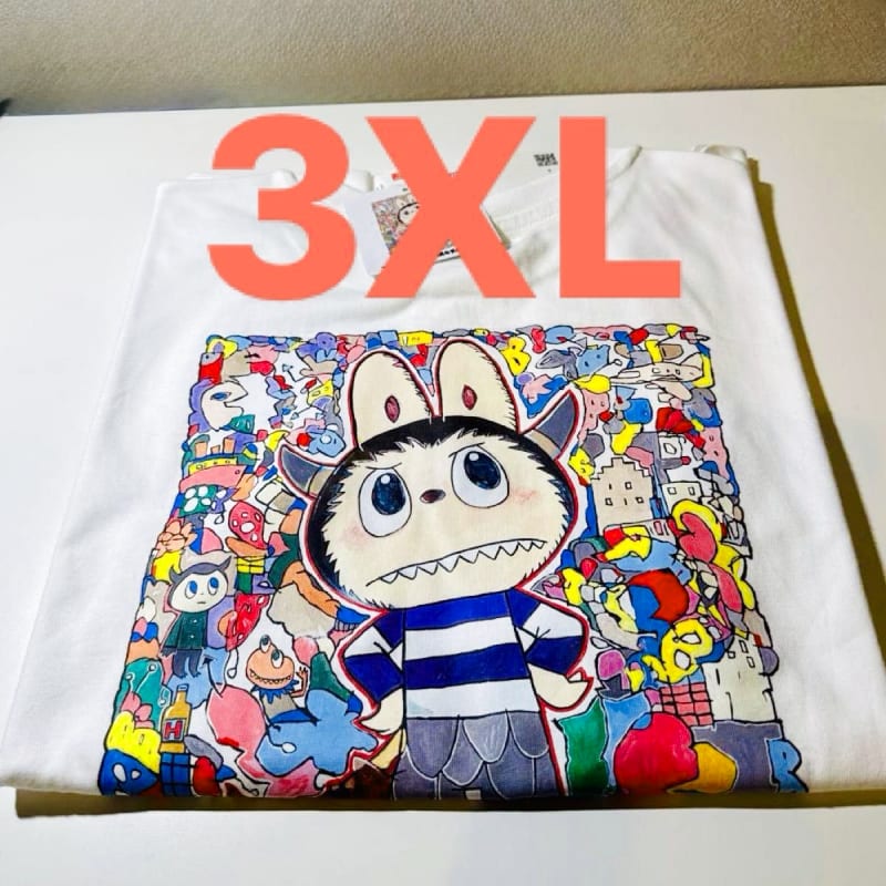 Labubu Pop Mart x Uniqlo UT Collaboration T-Shirt 3XL
