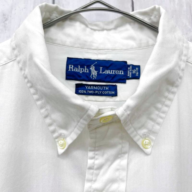 Ralph Lauren Long Sleeve Shirt Men's White L