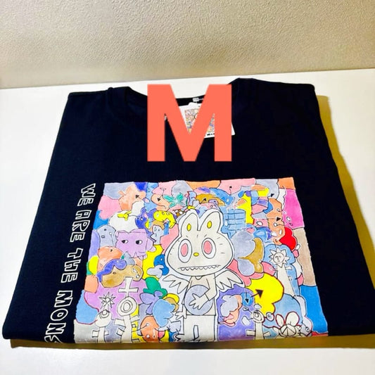 LABUBU POP MART × UNIQLO UT Collaboration T-Shirt M Black