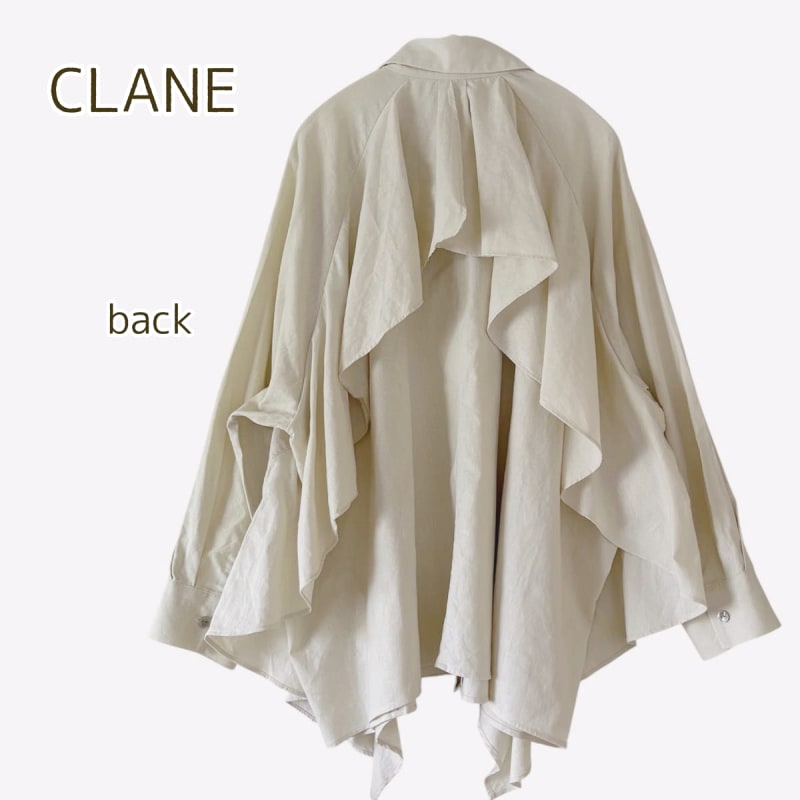 CLANE Backflow Wing Frill Shirt