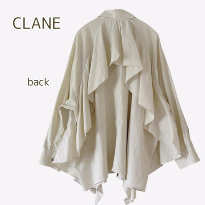 CLANE Backflow Wing Frill Shirt