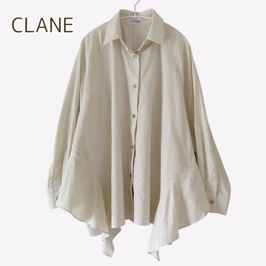 CLANE Backflow Wing Frill Shirt