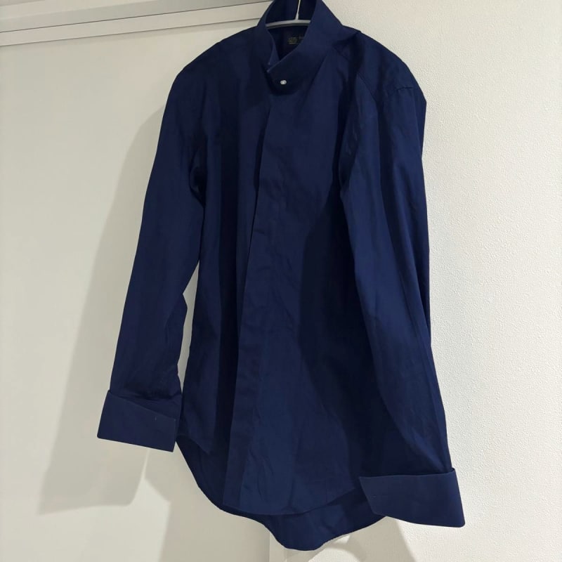 Windsor Knot Dress Shirt Navy Men's