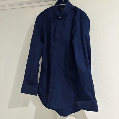 Windsor Knot Dress Shirt Navy Men's