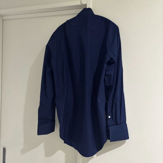 Windsor Knot Dress Shirt Navy Men's