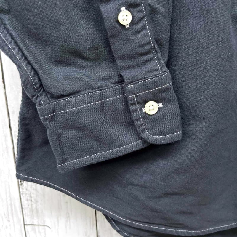Ralph Lauren Long Sleeve Shirt Men's Black Cotton 100% LG Size 6-517