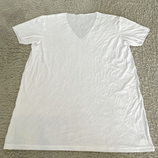 UNIQLO AIRism Short Sleeve T-Shirt White Men's XL