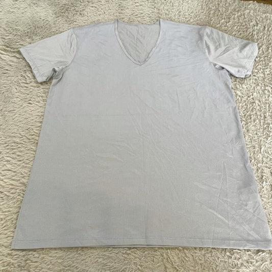 UNIQLO Gray AIRism Short Sleeve T-Shirt Men's XL