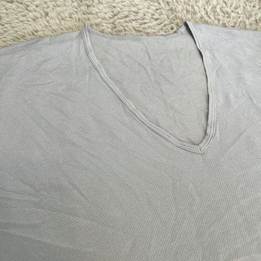 UNIQLO Gray AIRism Short Sleeve T-Shirt Men's XL
