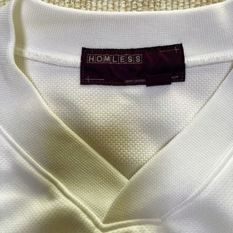 HOMLESS Short Sleeve Shirt White