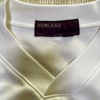 HOMLESS Short Sleeve Shirt White