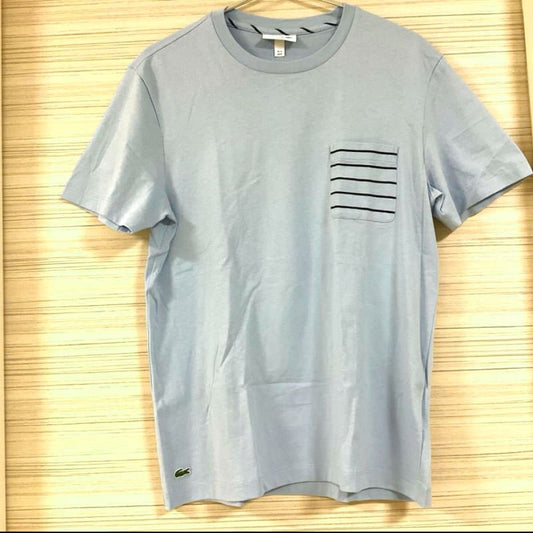 Lacoste Classic Fit Pocket T-Shirt Size M Light Blue