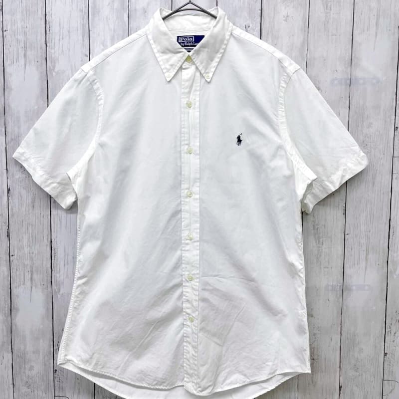 Ralph Lauren Custom Fit Short Sleeve Shirt M White