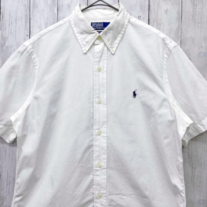Ralph Lauren Custom Fit Short Sleeve Shirt M White