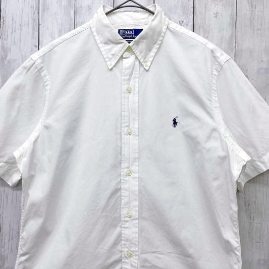 Ralph Lauren Custom Fit Short Sleeve Shirt M White